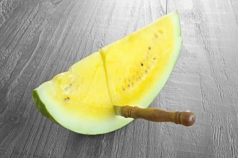 Yellow watermelon Fotos Stock