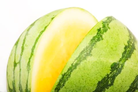 Yellow Watermelon Stock Photos