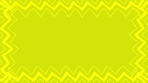 Yellow wave frame Stock Footage 307852780