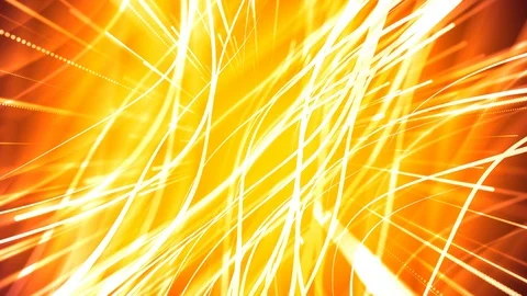 Yellow Wave Streaks Stock Footage 97402900