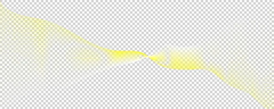 Yellow Wave on White Background Stock Illustration