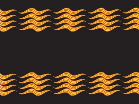 Yellow Waves Stock Illustration