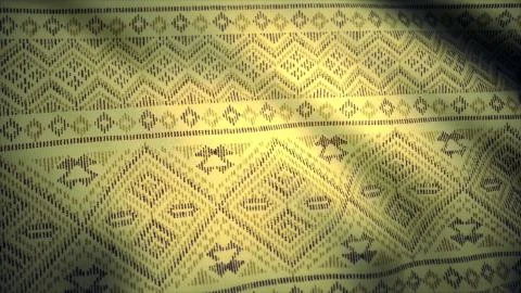 Yellow waves silk solid background fabric for the backdrop. Background of yellow 스톡 일러스트