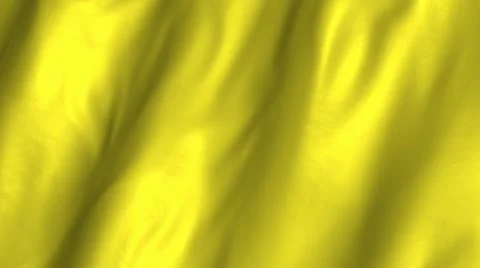 Yellow Waving Flag Stock Footage 12379531