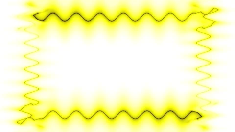 Yellow Wavy Frame Design Stock Footage 284400622