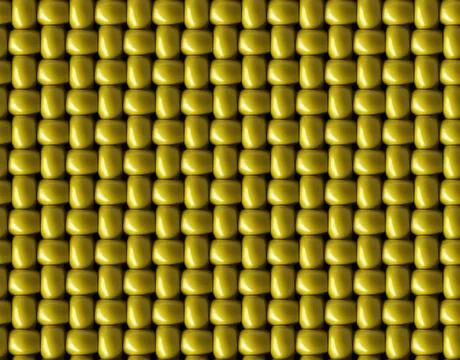 Yellow weaved mesh seamless pattern. Illustration 3D. Stock Illustration