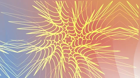 Yellow web design on pink and blue gradient background. Stock Footage 306261493