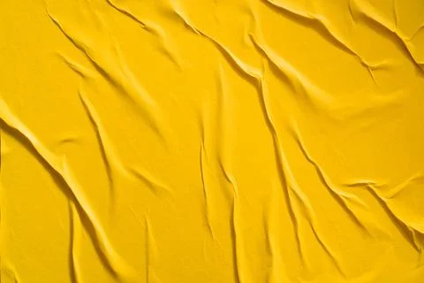 Yellow wheat paste poster style texture background Stock Photos