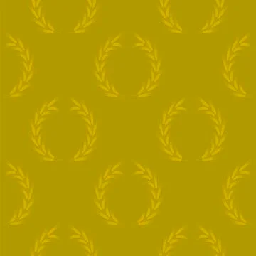 Yellow Wheat Seamless Pattern. 스톡 일러스트