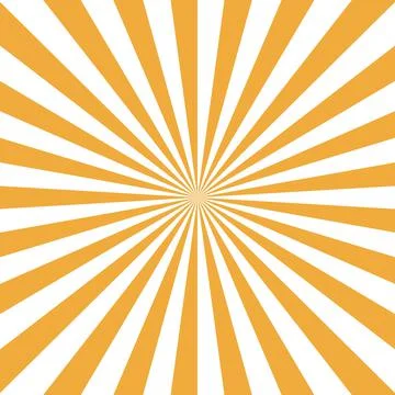 Yellow white color burst background. Rays background in retro style. Vector. 스톡 일러스트