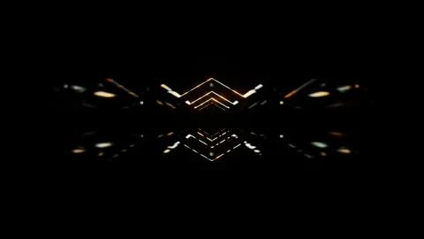 Yellow with white neon texture arrow VJ loop background0001-0300 Stock Footage 343549527