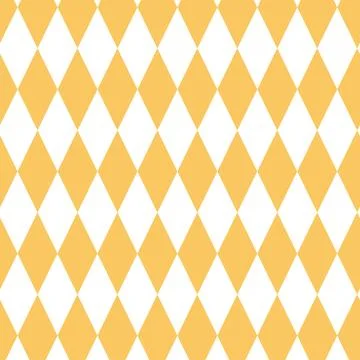Yellow white rhombus seamless pattern Illustrazione stock