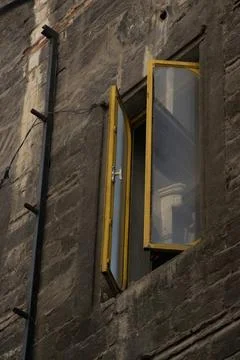 Yellow Window Stock Photos