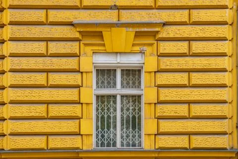 Yellow Window Stock Photos