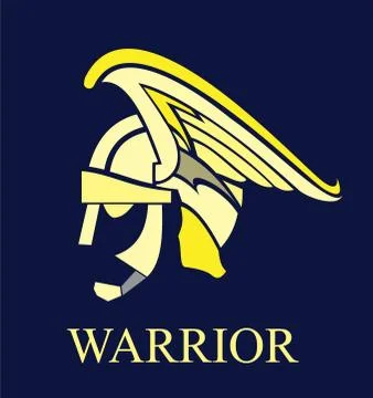 Yellow Winged Hero Stock Illustration