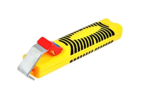 Yellow wire stripper, close-up isolate Stock Photos