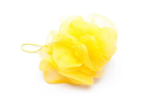 Yellow wisp isolated on white background Stock Photos