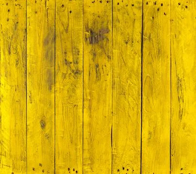 Yellow Wood Texture Background Stock Photos