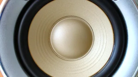 Yellow woofer Stock Footage 671302