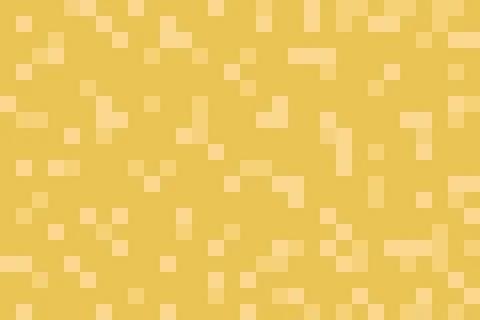 YellowAbstract banner background with pixel style yellow squares. Stock Illustration