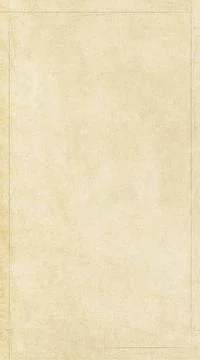 Yellowed, old paper with a texture. Vertical frame on a yellow background. Stock Illustration