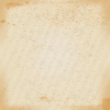 Yellowed paper ancient texture background. Blank grunge illustration Stock Illustration