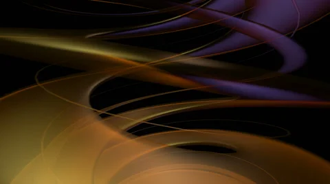 Yellowish helix rotation Stock Footage 54650723
