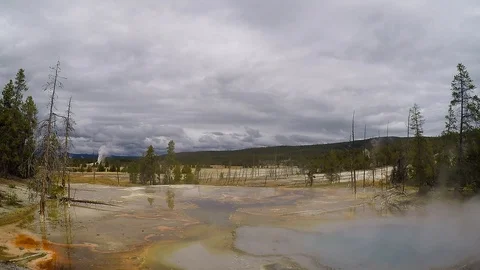 Yellowstone basin Stock Footage 128761217