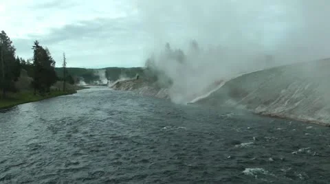 Yellowstone Firehole River Stock Footage 21559023