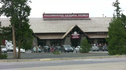 Yellowstone General Store 2 Stock Footage 504238
