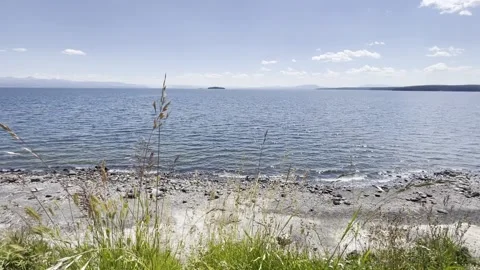 Yellowstone Lake 2 Stock Footage 159575739