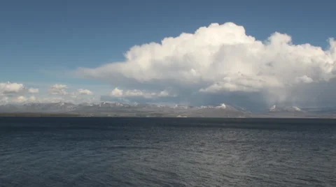 Yellowstone lake 3 Stock Footage 52497652