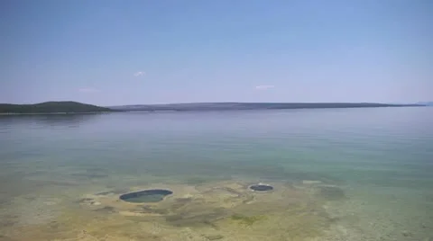Yellowstone Lake Stock Footage 11415323