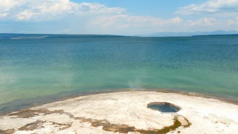 Yellowstone Lake Stock Footage 93415767
