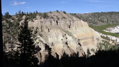 Yellowstone Landscape Stock Footage 100526043