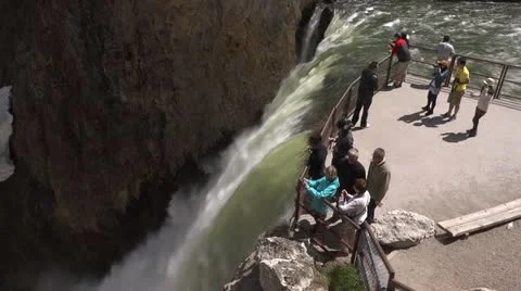 Yellowstone Lower Falls TL 1 by dwking Stock-Footage 11227872