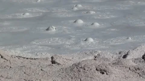 Yellowstone MudPot Stock Footage 11148431