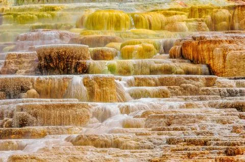 Yellowstone Palette Foto stock