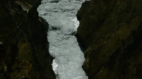 Yellowstone River Canyon Stock Footage 8992264