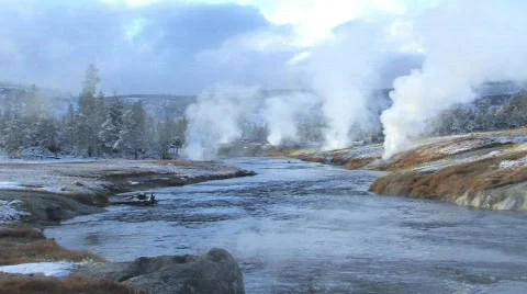 Yellowstone River Stock Footage 116314