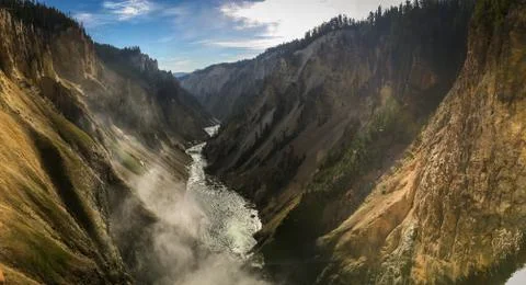 Yellowstone River Foto stock