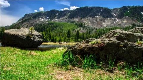 Yellowstone River Valley Time Lapse Stock Footage 49827818