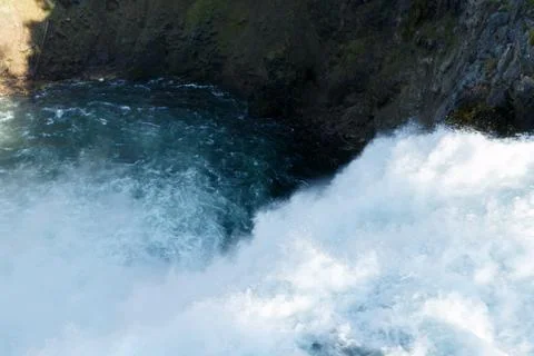 Yellowstone River Waterfall Stock Photos