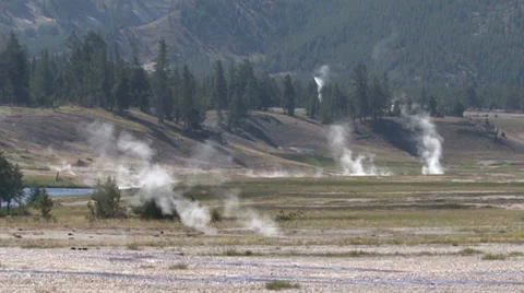 Yellowstone Rivers Video stock 28573931