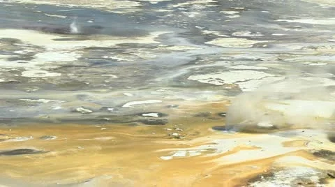 Yellowstone steam vent medium shot Stock Footage 11213264