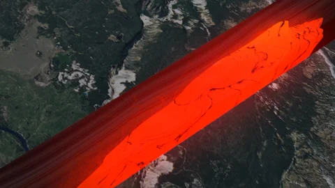 Yellowstone Supervolcano Stock Footage 133654522