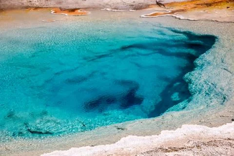 Yellowstone Thermal Feature Close Up Stock Photos