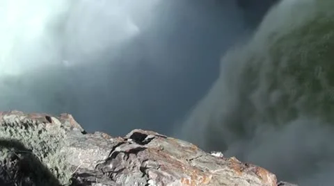 Yellowstone Water fall Stock Footage 11149200