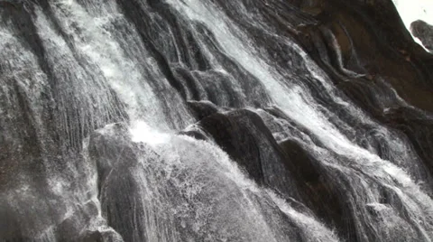 Yellowstone Waterfall Video stock 28586915