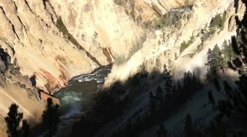 YellowstoneCanyonTiltup Stock-Footage 10702926